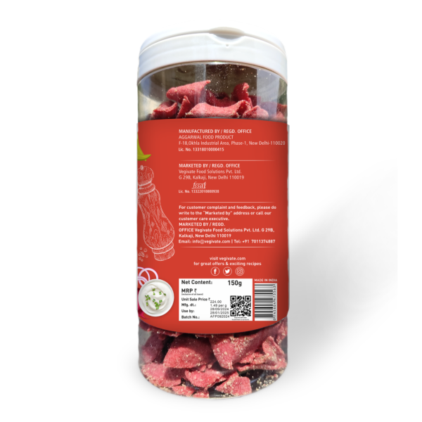 Vegivate Beetroot Chips – Cream & Onion Flavour - Image 2