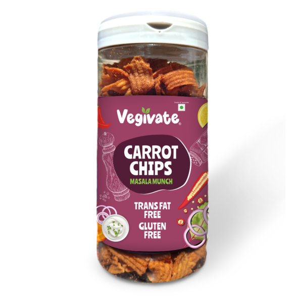 Vegivate Carrot Chips – Masala Flavour - Image 3