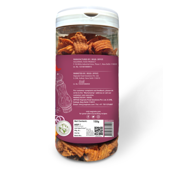 Vegivate Carrot Chips – Masala Flavour - Image 2