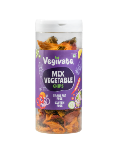 Vegivate Mix Vegetable Chips – Masala Flavour