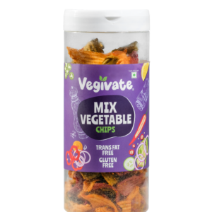 Vegivate Mix Vegetable Chips – Masala Flavour
