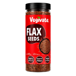 Vegivate Flax Seeds – 100% Natural | Source of Fiber & High Protein
