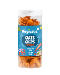 Vegivate Oats Chips Peri Peri – 150g | Crispy & Spicy Oat-Based Snack