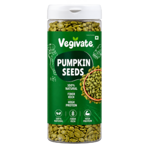 Vegivate Pumpkin Seeds – 100% Natural | High Protein & Fiber Rich | 200g